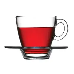 Чайная пара 215 мл. d=130/82 мм. h=83 мм. Аква /6/24/360/