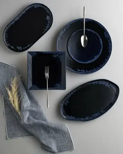 Тарелка овальная "волнообразная" Porland ROOT RUSTY 27 см