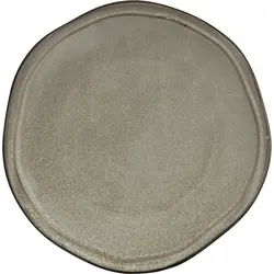 Тарелка с узким волнистым римом d 21 см , Ston grey, World of Colours