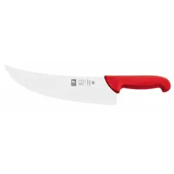 Нож для мяса 280/400 мм. изогнутый, красный SAFE Icel /1/6/