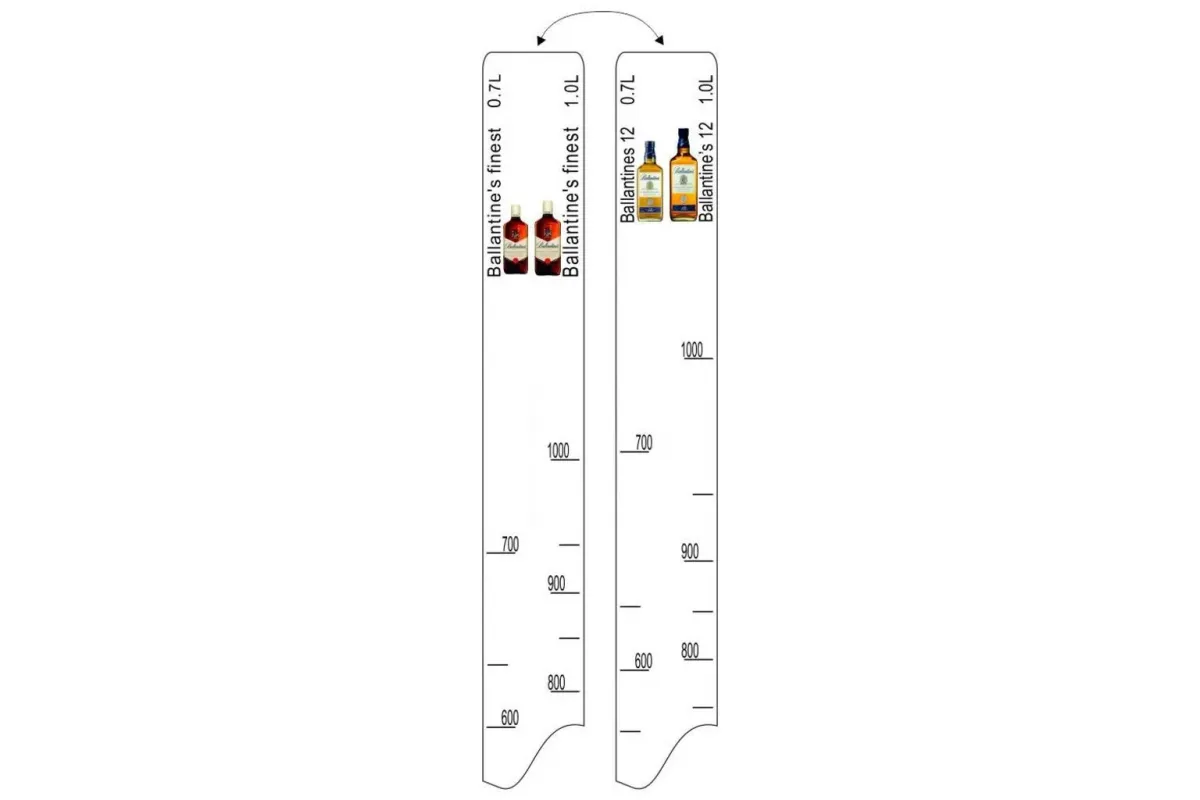 Барная линейка Ballantines Finest (700мл/1л) / Ballantines 12 years (700мл/1л), P.L. Pro