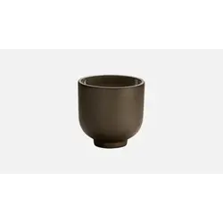 Кружка без ручки 320 мл, d 9 см, h 8,2 см, цвет серо-коричневый, ReNew