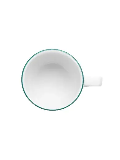 Чашка чайная Porland Vaso Piccolo DS19 200 мл, кант зеленый