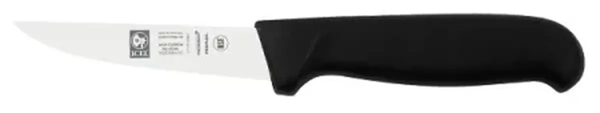 Нож для разделки кролика 100/230 мм. черный SAFE Icel /1/6/