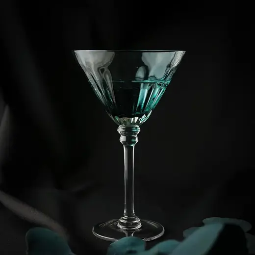 Рюмка коктейльная 350 мл Мартини голубая "Azure" d 12,5 см h19,5 см P.L. - BarWare [4]