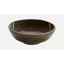 Салатник (с рельефом) 320 мл, d 14 см, h 5,8 см, цвет серо-коричневый, ReNew