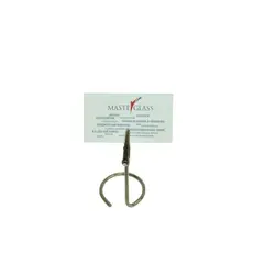 Держатель для ценников и табличек d=5 см. h=9 см. нерж. на подставке MGsteel /1/12/360/