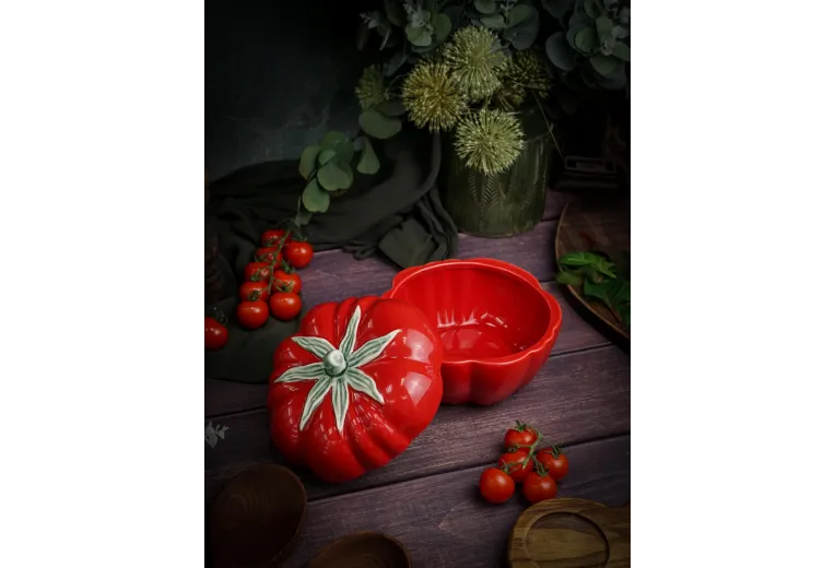 Емкость с крышкой 17,6 см, Tomato