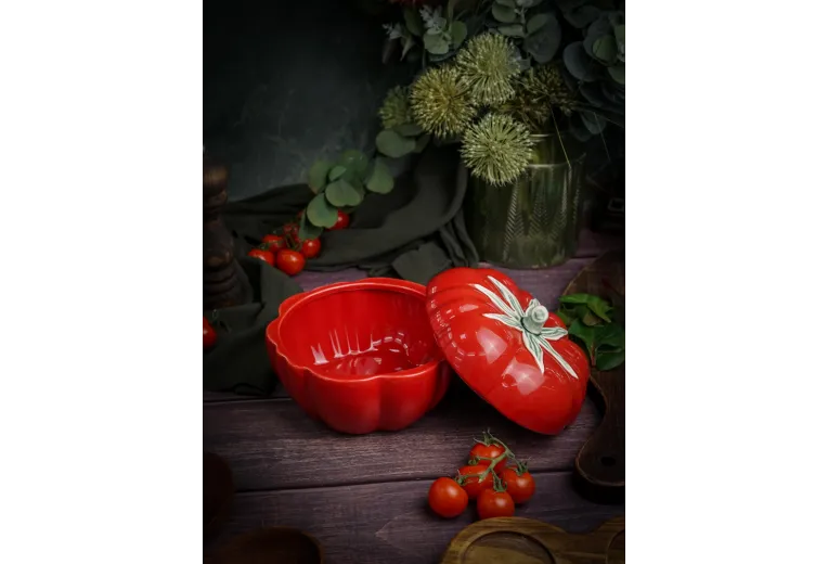 Емкость с крышкой 17,6 см, Tomato