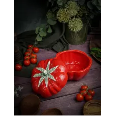 Емкость с крышкой 17,6 см, Tomato