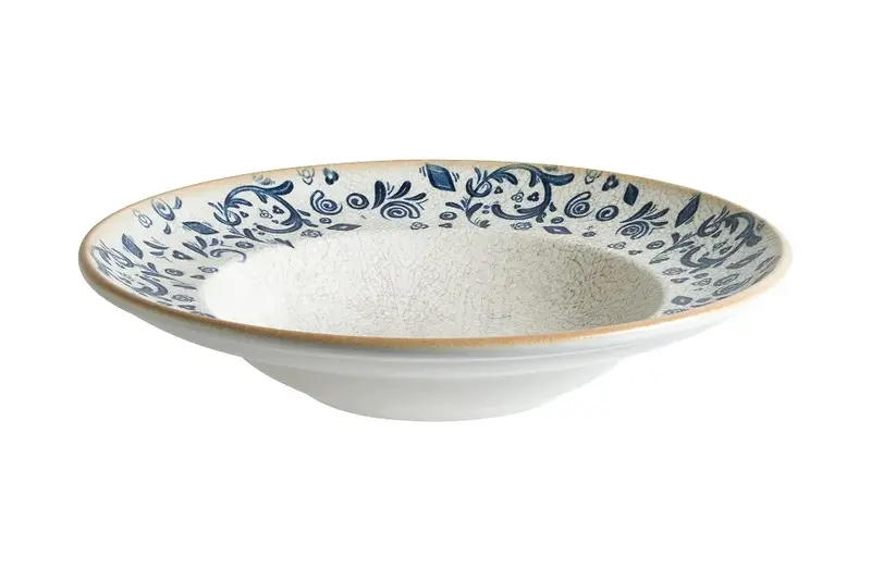 Тарелка d=240 мм. глубокая 400 мл. h=52 мм. Виенто, форма Гурмэ Bonna /1/6/432 