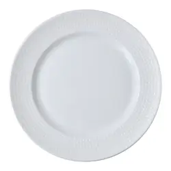 Тарелка d=230 мм. Белый Пьюре Дот, форма Банкет Bonna /1/12/972/