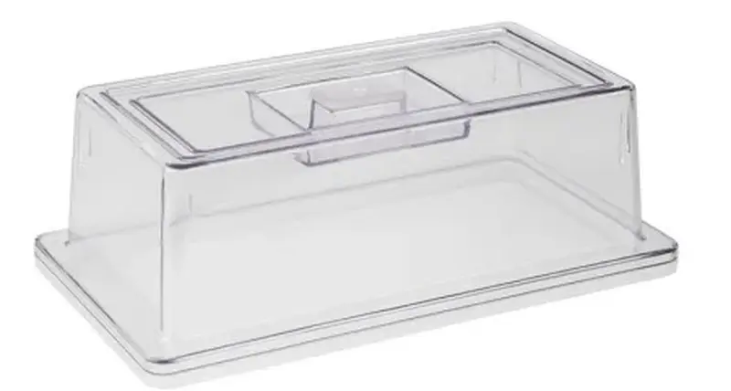Крышка, APS, поликарбонат, прозрачная, GN 1/3, 32.5 * 17.6 см, h 10.5 см 