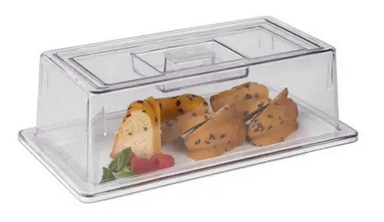 Крышка, APS, поликарбонат, прозрачная, GN 1/3, 32.5 * 17.6 см, h 10.5 см 