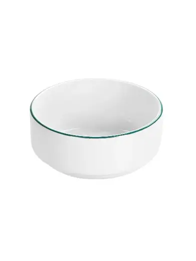 Салатник Porland Vaso Piccolo DS20 11 см, кант зеленый