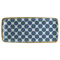 Блюдо прямоуг. 340*160 мм. Калиф Лотус, форма Мув Bonna /1/12/696/