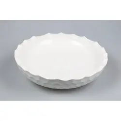 Салатник 2000 мл d 32,5 см Crush Honeycombs белый фарфор P.L. Proff Cuisine [1]