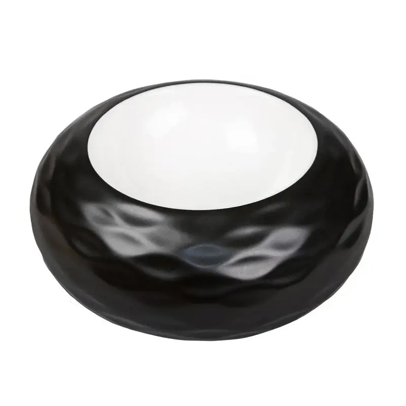 Блюдо для подачи бело-черное P.L. Proff Cuisine Shine 20 см 300 мл