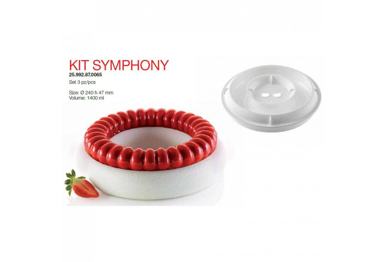 Форма кондитерская Silikomart KIT SYMPHONY, силикон, 24*4,7 см, Италия