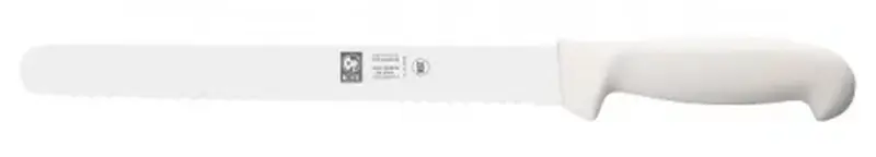 Нож для нарезки 300/440 мм. с волн. кромкой, белый PRACTICA Icel