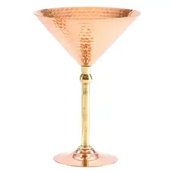 Рюмка коктейльная 250 мл Мартини нерж. цвет медь комбин. ножка P.L. Proff Cuisine