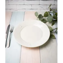 Тарелка d 27,4 см, керамика, цвет молочный, CERAMIQUE ABEILLE