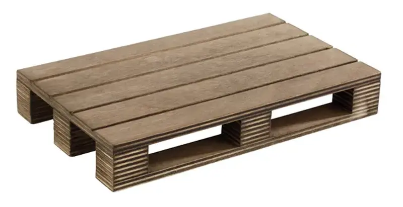 Доска для подачи прямоуг., паллета темное дерево, APS, 200 * 120 * 30 мм