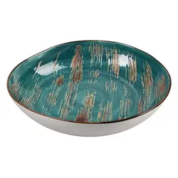 Салатник 1000 мл 26,5*25 см h4,5 см Texture Dark Green P.L. Proff Cuisine [1]