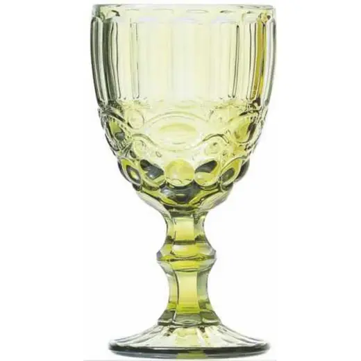 Бокал для вина 250 мл набор 6 шт. зеленый d 8 см h15,5 см Green Glass P.L. Proff Cuisine [1]