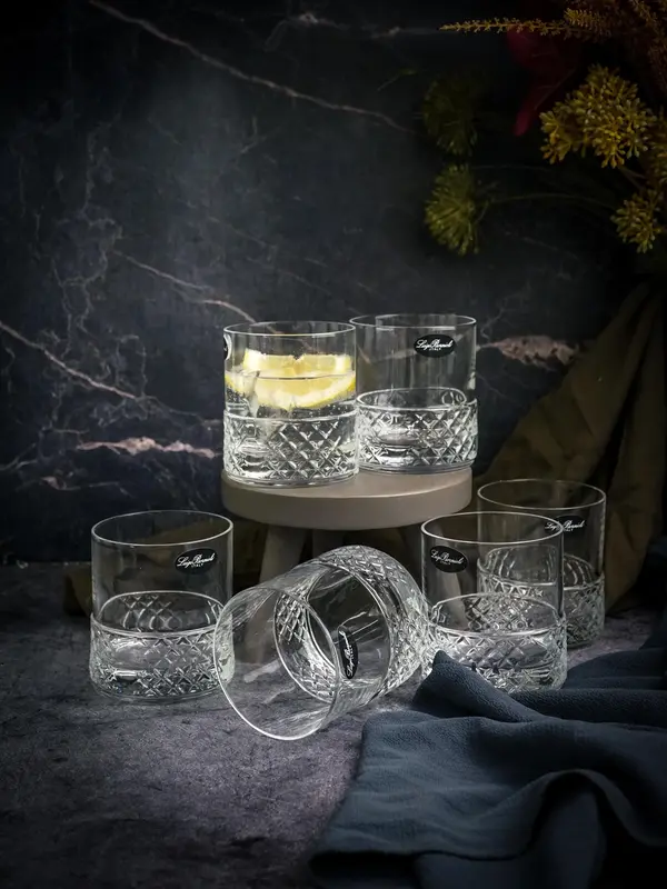 Набор стаканов низких ROMA 1960 300 мл., h= 8,4 см, d=8 см, хрустальное стекло, 6 шт.