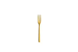 Вилка десертная COMAS серии Canada M 18% Vintage Gold, артикул 1257