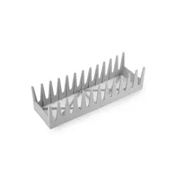 Вставка для кассеты 292*90*75 мм. для тарелок, серая п/п Tribeca /1/40/