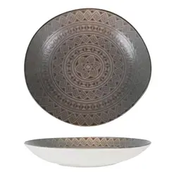 Тарелка d=260 мм. глубокая 1000 мл. h=47 мм. Дамаск, форма Ваго Bonna /1/6/ 