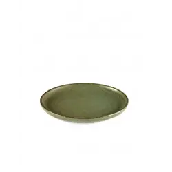 Тарелка мелкая D16см, H1,5см, цвет CAMOGREEN