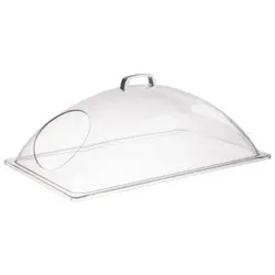 Крышка для подноса с боковым отверстием, APS, особопрочный пластик (SAN), GN 1/1, 54 * 33 см, h 20 см