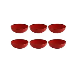 Набор соусников Porland Seasons 9 см (6 предметов), красный, 95 мл