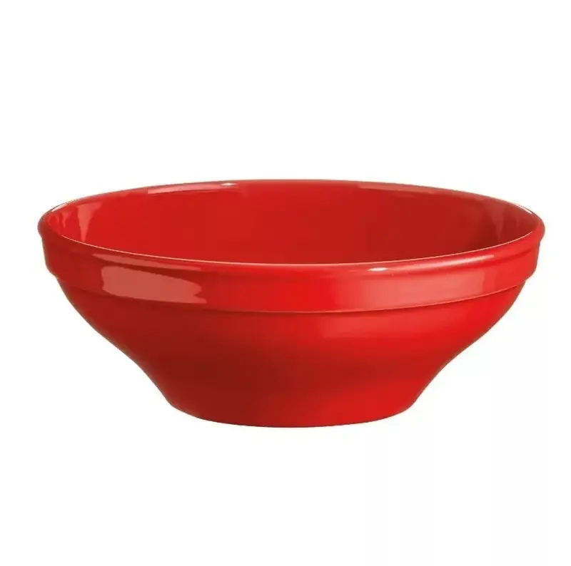 Салатник d=290 мм. 3500 мл. h=110 мм. штабелир. красный керам Emile Henry /1/2/112/