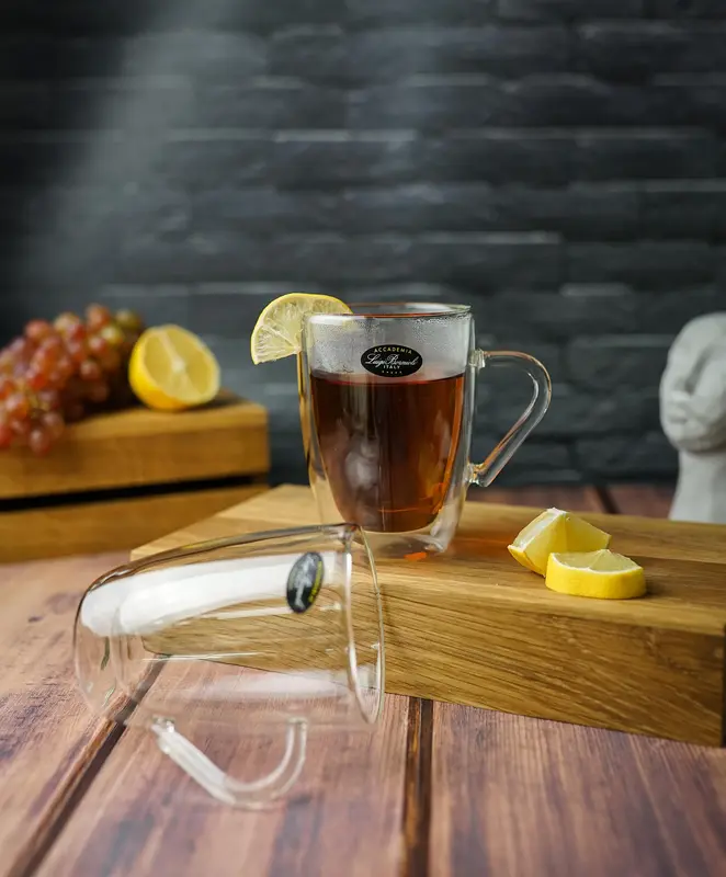 Набор кружек с двойными стенками, 2 шт., Luigi Bormioli, Наборы посуды, 