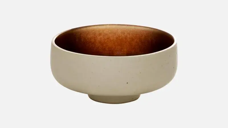 Салатник 330 мл, d 12 см, h 5,6 см, цвет коричневый, Nara