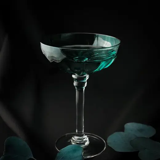 Рюмка коктейльная 235 мл голубая "Azure" d 11,6 см h16,5 см P.L. - BarWare [4]