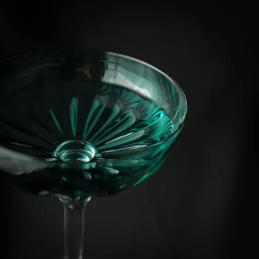 Рюмка коктейльная 235 мл голубая "Azure" d 11,6 см h16,5 см P.L. - BarWare [4]