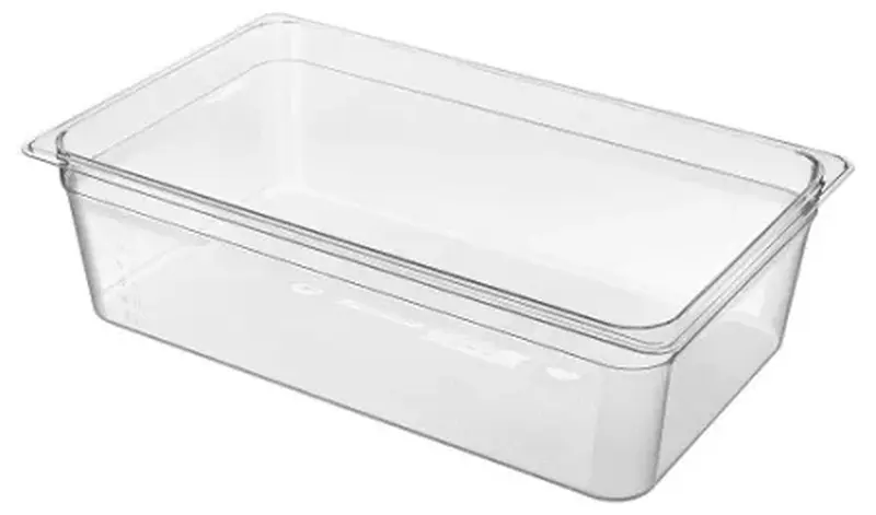 Гастроемкость 1/1 h=150 мм. 20 л. поликарб. прозрач. /1/4/