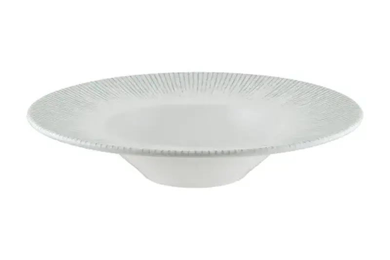 Тарелка для пасты d=280 мм. 400 мл. Ирис Серый, форма Банкет Bonna /1/6/396 