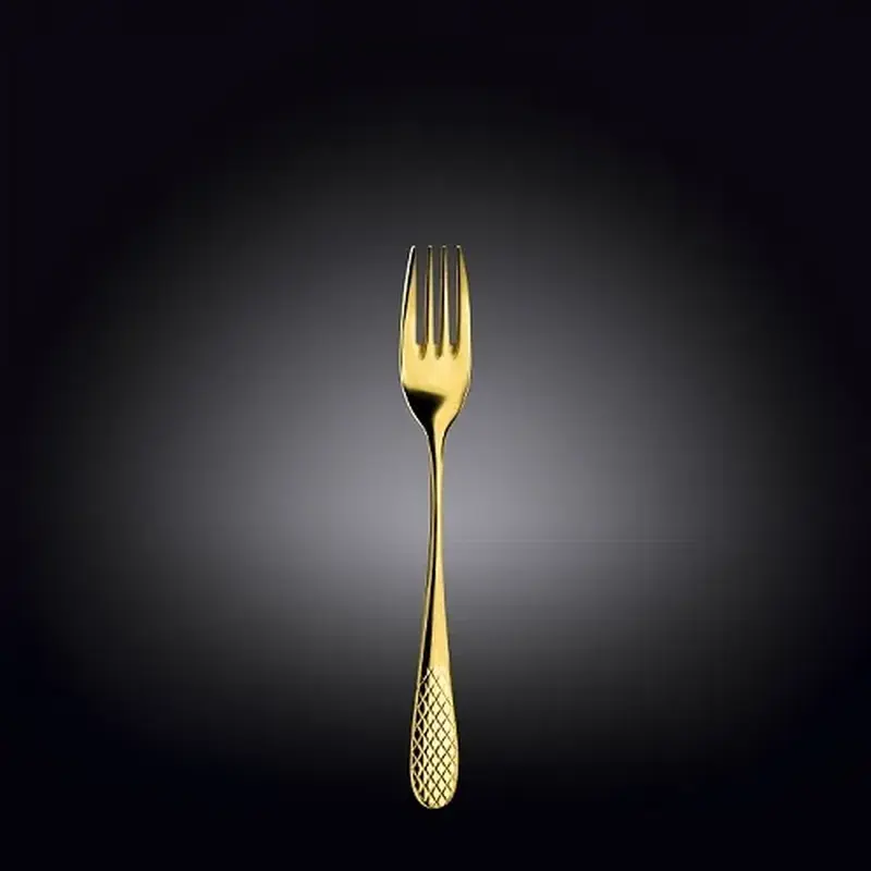 Вилка столовая Джулия Голд 18/10 3,5 мм 19 см. Wilmax /1/12/24/144/