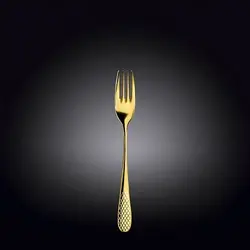 Вилка столовая Джулия Голд 18/10 3,5 мм 19 см. Wilmax /1/12/24/144/