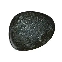 Тарелка d=330 мм. Черный Космос, форма Ваго Bonna /1/6/