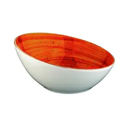 Салатник d=160 мм. 350 мл. h=55/75 мм. скошенный край Терракота, форма Ванто Bonna /1/12/552/