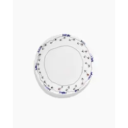 Тарелка 24 см Anemone Milk Midnight Flowers