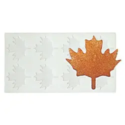 Силиконовая форма "Кленовый лист" 8 ячеек 55*57 мм, P.L. Proff Cuisine