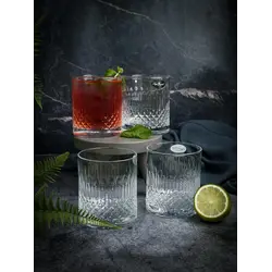 Набор стаканов низких Diamante 380 мл, хрустальное стекло, 4 шт.